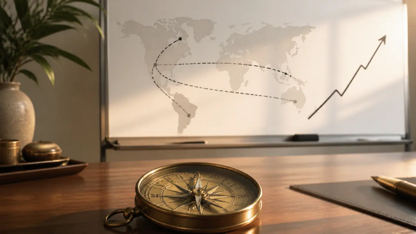 World map comparing US hiring through an EOR, a traditional staffing agency, Philippine offshore staffing, and Latin American nearshore staffing