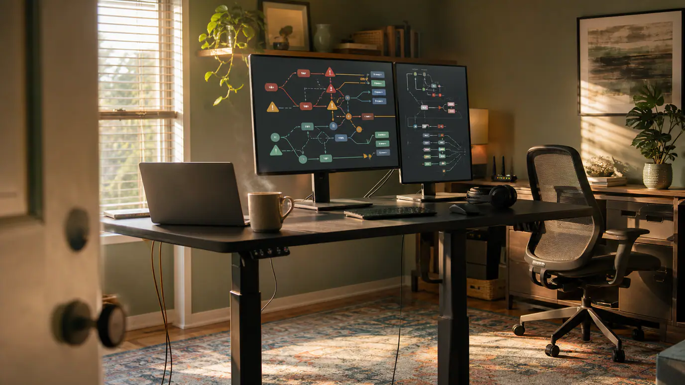 Risk map showing security, reliability, scalability, maintainability, and compliance failure paths in an AI-generated application