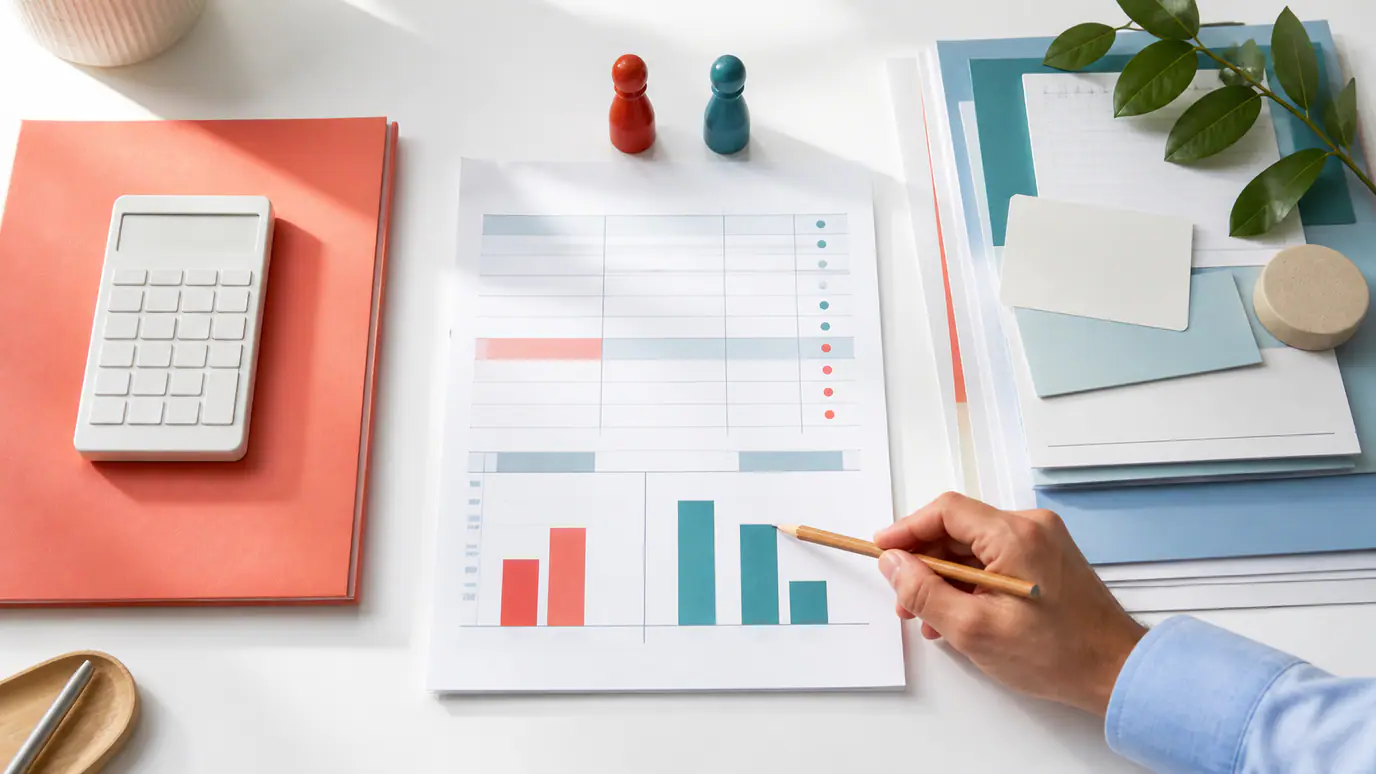 Cost-per-productive-hour worksheet comparing an agency retainer with a fully loaded in-house marketing employee