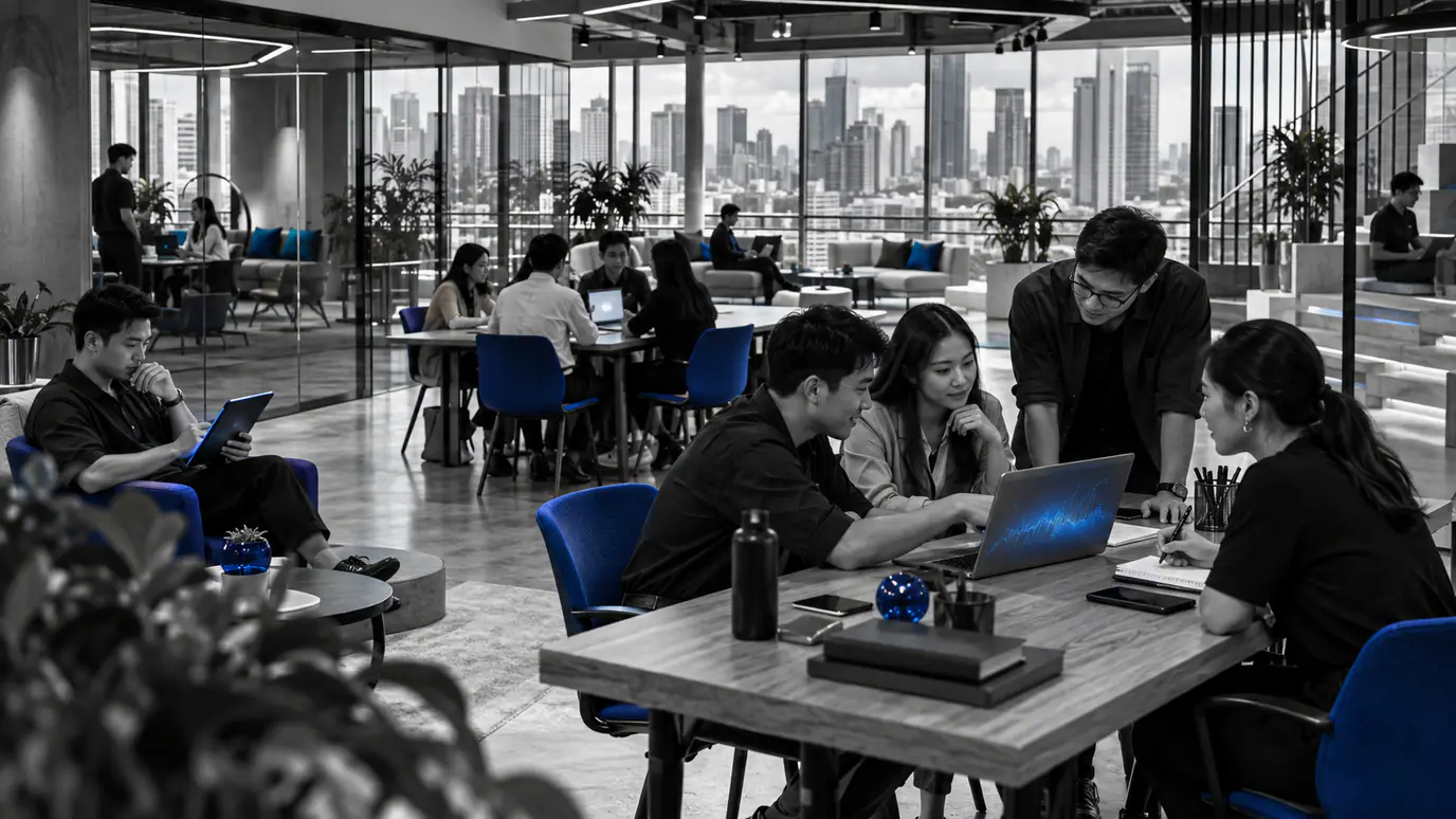 Cost layers for a US AI freelancer and a dedicated Philippine AI developer, from worker compensation through fees, tools, management, and maintenance