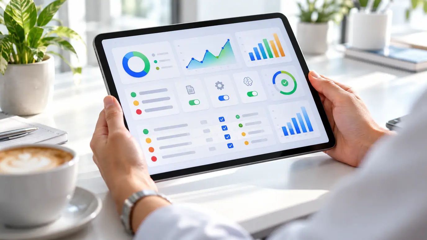 Accountancy integration dashboard showing alerts, audit records and accountant approval controls