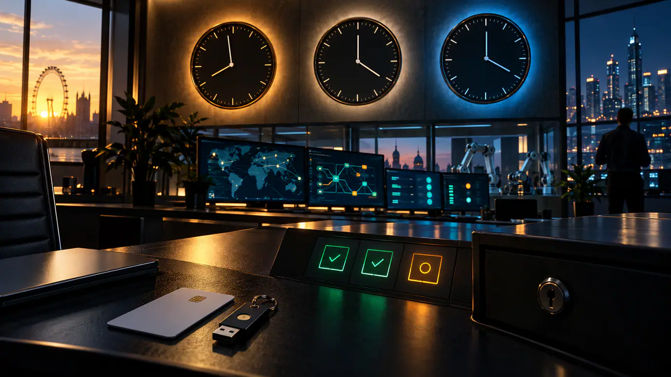 Remote RPA access controls covering credentials, release approval and production monitoring