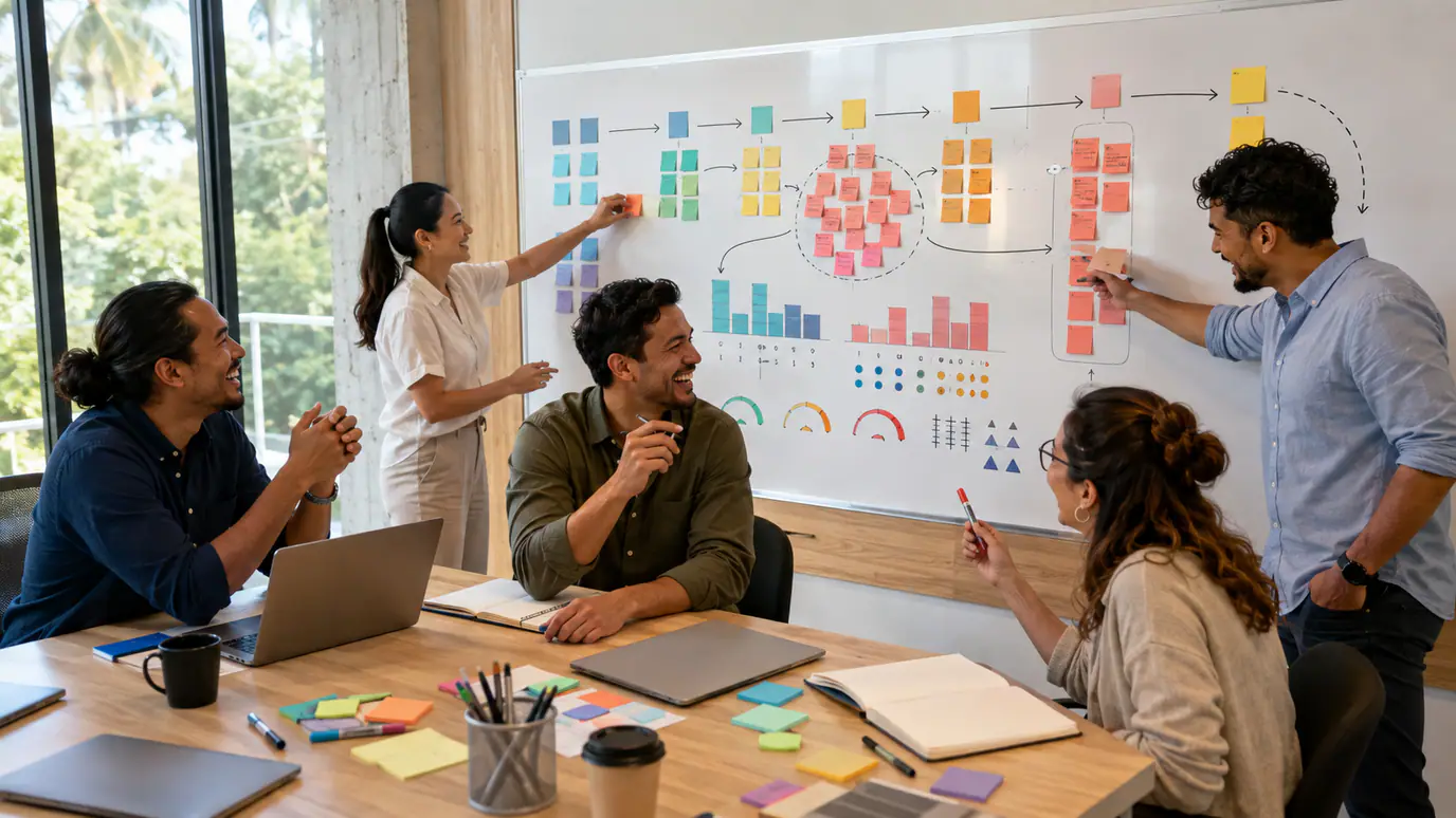 Operations capacity audit showing workflow stages, bottlenecks, backlog, and practical capacity metrics