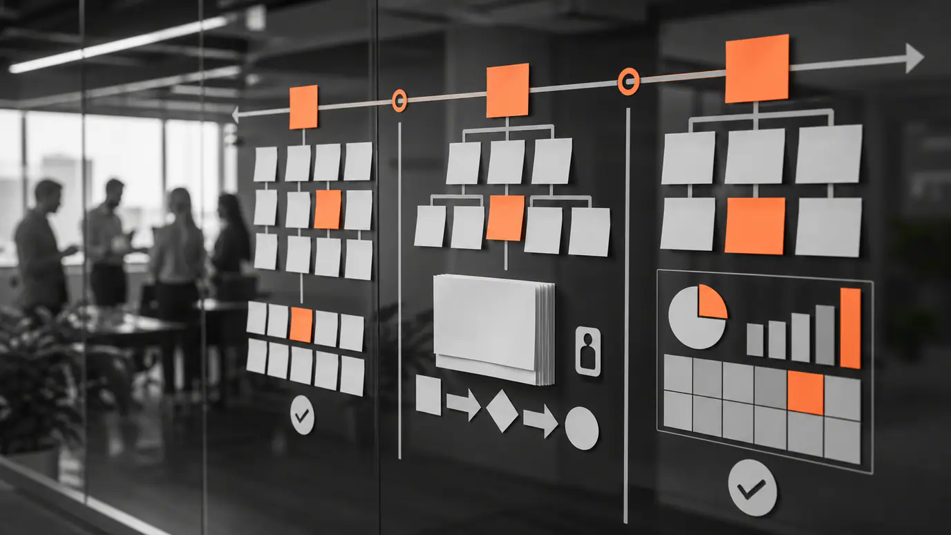 Thirty-sixty-ninety-day property management VA onboarding timeline with access milestones, SOP training, and KPI reviews